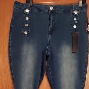 NWT Zoe + Phoebe size 16 blue jeans